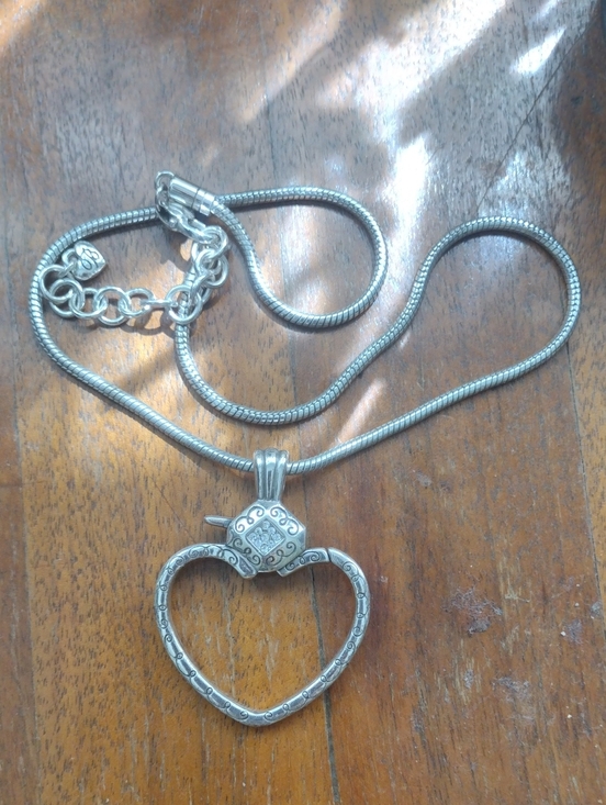 Jewelry - Brighton Heart Shaped Charm Holder Necklace